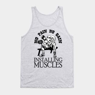 Gym installing muscle T-shirt Tank Top